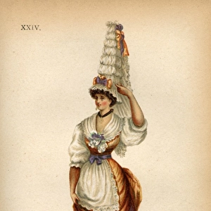 Normandy traditional costume as fancy dress