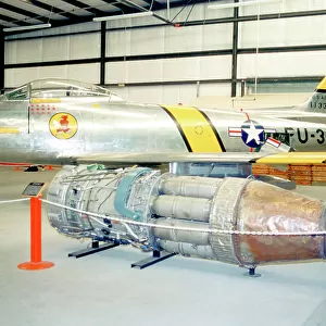 North American F-86F Sabre 51-13371, with J47 engine
