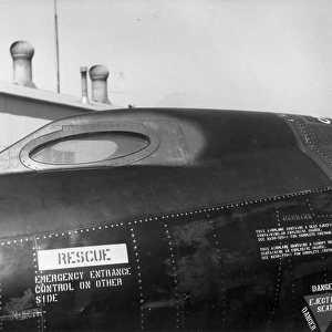 North American X-15A-2 56-6671 cockpit canopy close up