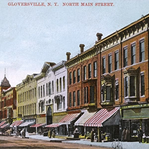 North Main Street, Gloversville, New York State, USA
