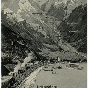 The Northern end of the Gotthard Railway