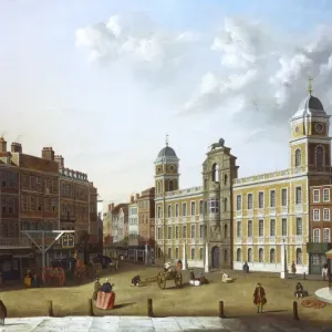 Northumberland House and Charing Cross, by John Paul
