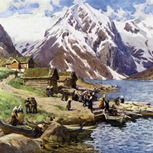 Norway / Sogne Fjord 1914