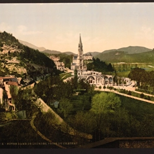 From Notre Dame de Lourdes, Lourdes, Pyrenees, France
