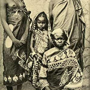 Nubian women and girl, Sudan, East Central Africa