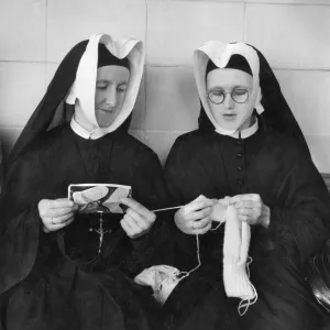 Two nuns in Eastbourne, Sussex