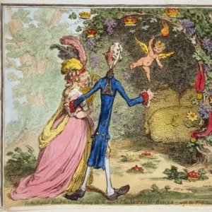 The nuptial-bower; - with the evil-one, peeping at the charm