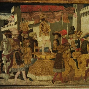 Nuptial Chest. 15th century, By Giovanni di Ser Giovanni Lo