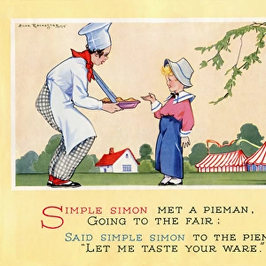 The nursery rhyme, Simple Simon