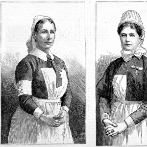 Nurses decorated with the Royal Red Cross