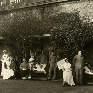 Nurses & Patients, Front Verandah, Quex Park