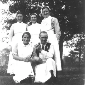 Four nurses, probable doctor Four nurses, probable doctor