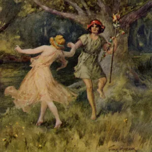 Nymphs & satyr