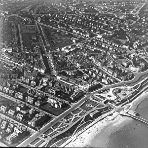 O E Simmonds aerial view of the Clacton-on-Sea Essex