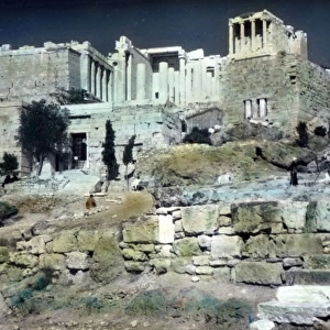 O E Simmonds view of the Temple of Athena Nike