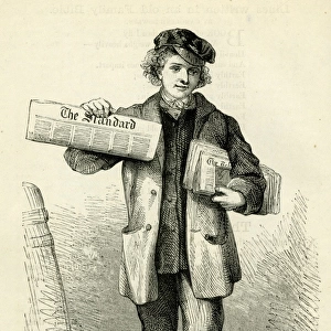 Occupations 1882 - Newspaper Boy