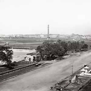 Ochterlony Monument, Maidan, Kolkata India, c. 1860 s