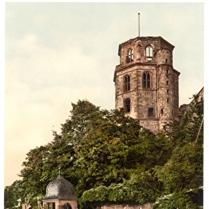 Octagonal Tower and Terrace, Heidelberg, Baden, Germany