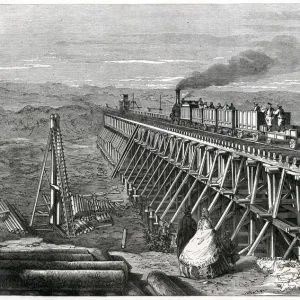 ODESSA-BALTA LINE BRIDGE 1866