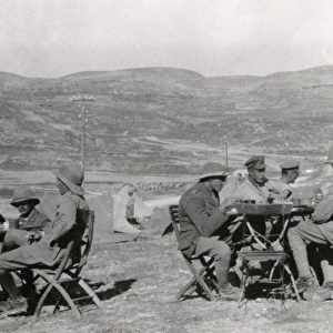 Officers of 1st Connaught Rangers, Palestine, WW1