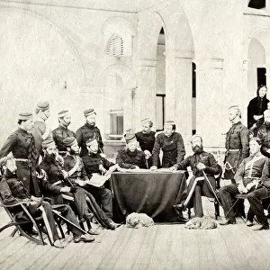 Officers of the 2nd Dragoon Guards, India, 1866