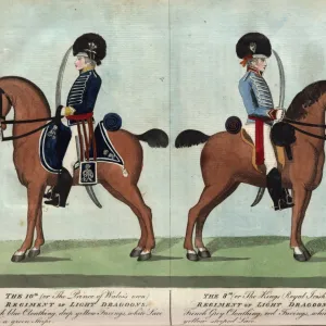 Officers, Regiments of Light Dragoons