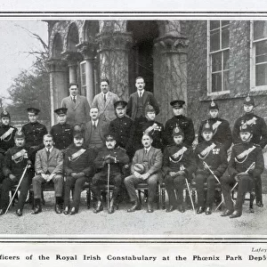 The last Officers of the Royal Ulster Constabulary (RUC) at the Phoenix Park Depot