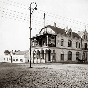 The offices of Schwartzkopf and Co, Tsingtau, China, circa 1