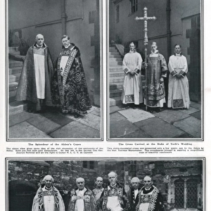 Officiating clergy at the Royal wedding, 1923
