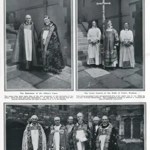 Officiating clergy at the Royal wedding, 1923 Officiating clergy at the Royal wedding, 1923