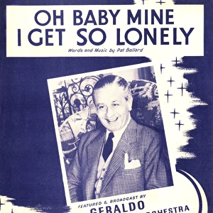 Oh Baby mine I get so lonely - Music Sheet Cover
