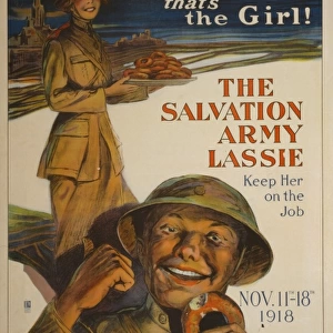 Oh, boy! Thats the girl! The Salvation Army lassie - keep h