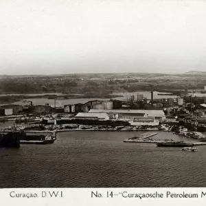 Oil Refinery at Curacao, a Dutch Caribbean island