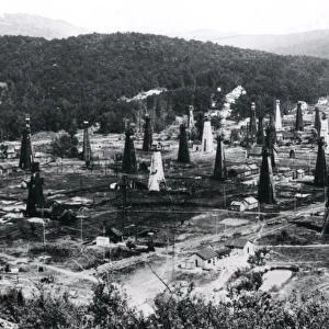 Oil wells in Romania, WW1