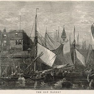 Old Billingsgate Fish Market, London, c. 1875