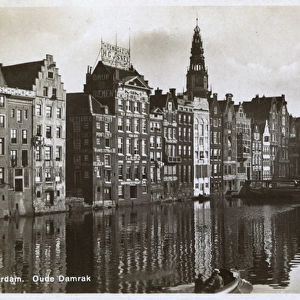 Old Damrak Canal, Amsterdam, Netherlands