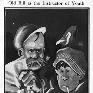 Old Bill as the Instructor of Youth, by Bairnsfather