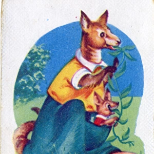 Old Maid card game - The Kangaroos Tea Time