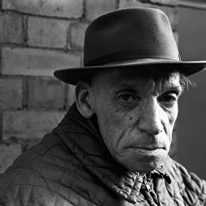Old man in trilby hat, Stoke