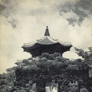 Old Pavilion in the garden of the Chosen Hotel, South Korea