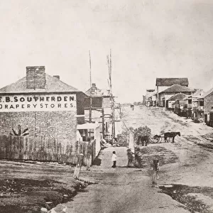 Old Queens Street Brisbane, Queensland, Australia 1858