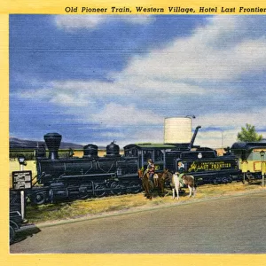 Old train, Hotel Last Frontier, Las Vegas, Nevada, USA