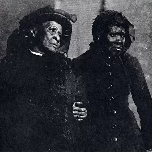 Two old women arm in arm Date: 1900
