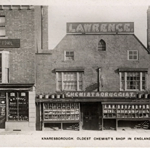 Oldest Chemists Shop in England, Knaresborough, Yorkshire
