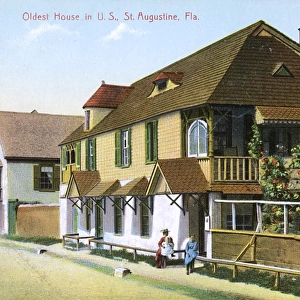 Oldest House, St Francis Street, St Augustine, Florida, USA