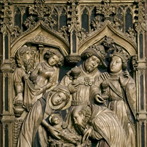 OLLER, Pere (15th century). Altarpiece of Saint