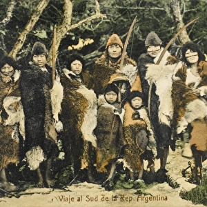 Ona Indians from Tierra del Fuego
