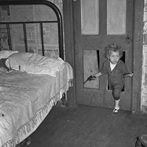 Why open the door, coal miners child uses the cat hole. Ber