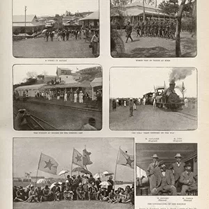 Opening of the Congo railway, page from The Graphic