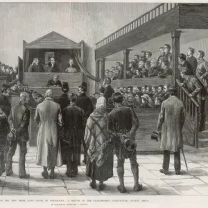 Opening of Irish Land Court, Connaught, 1881